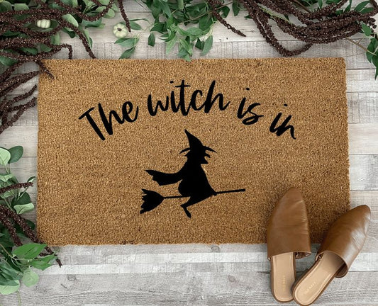 The Witch Is In Doormat